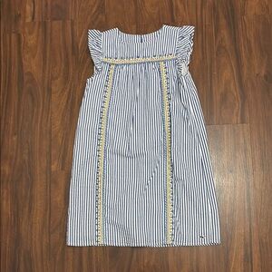 Vineyard Vines Navy and White Striped Kids Dress
